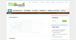 Desktop Screenshot of club-ecoconstruire.org