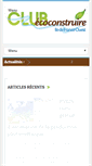 Mobile Screenshot of club-ecoconstruire.org