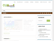 Tablet Screenshot of club-ecoconstruire.org